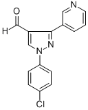 1-(4-CHLOROPHENYL)-3-(PYRIDIN-3-YL)-1H-PYRAZOLE-4-CARBALDEHYDE CAS#: 618099-00-6