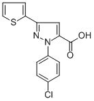 1-(4-CHLOROPHENYL)-3-(THIOPHEN-2-YL)-1H-PYRAZOLE-5-CARBOXYLIC ACID CAS#: 618382-79-9