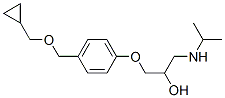 1-[4-[(Cyclopropylmethoxy)methyl]phenoxy]-3-[(1-methylethyl)amino]-2-propanol CAS#: 63659-22-3