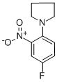 1-(4-FLUORO-2-NITROPHENYL)PYRROLIDINE CAS#: 778-56-3