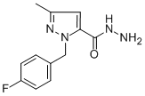 1-(4-FLUOROBENZYL)-3-METHYL-1H-PYRAZOLE-5-CARBOHYDRAZIDE CAS#: 618070-46-5