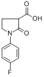 1-(4-FLUOROPHENYL)-2-OXOPYRROLIDINE-3-CARBOXYLIC ACID CAS#: 618070-30-7
