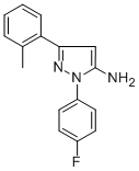 1-(4-FLUOROPHENYL)-3-(2-METHYLPHENYL)-1H-PYRAZOL-5-AMINE CAS#: 618098-18-3