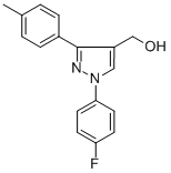 (1-(4-FLUOROPHENYL)-3-P-TOLYL-1H-PYRAZOL-4-YL)METHANOL CAS#: 618441-63-7