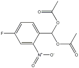 1-(4-Fluoro-2-nitrophenyl)methanediol 1,1-diacetate CAS#: 731-86-2