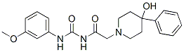 1-[(4-Hydroxy-4-phenylpiperidino)acetyl]-3-(m-methoxyphenyl)urea CAS#: 70166-90-4