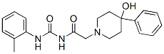 1-[(4-Hydroxy-4-phenylpiperidino)acetyl]-3-(o-tolyl)urea CAS#: 70166-84-6
