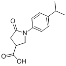 1-(4-ISOPROPYLPHENYL)-5-OXOPYRROLIDINE-3-CARBOXYLIC ACID CAS#: 63674-51-1