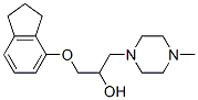 1-(4-Indanyloxy)-3-(4-methyl-1-piperazinyl)-2-propanol CAS#: 67465-88-7