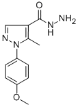 1-(4-METHOXY-PHENYL)-5-METHYL-1H-PYRAZOLE-4-CARBOXYLIC ACID HYDRAZIDE CAS#: 618092-46-9