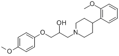 1-(4-METHOXYPHENOXY)-3-[4-(2-METHOXYPHENYL)PIPERIDINO]PROPAN-2-OL CAS#: 646455-96-1