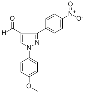 1-(4-METHOXYPHENYL)-3-(4-NITROPHENYL)-1H-PYRAZOLE-4-CARBALDEHYDE CAS#: 618101-68-1