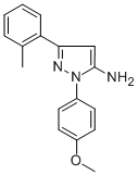 1-(4-METHOXYPHENYL)-3-O-TOLYL-1H-PYRAZOL-5-AMINE CAS#: 618098-11-6