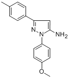 1-(4-METHOXYPHENYL)-3-P-TOLYL-1H-PYRAZOL-5-AMINE CAS#: 618092-94-7