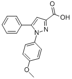 1-(4-METHOXYPHENYL)-5-PHENYL-1H-PYRAZOLE-3-CARBOXYLIC ACID CAS#: 62160-80-9