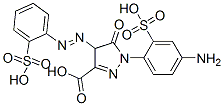 1-(4-amino-2-sulphophenyl)-4,5-dihydro-5-oxo-4-[(2-sulphophenyl)azo]-1H-pyrazole-3-carboxylic acid CAS#: 65180-69-0