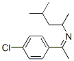 1-(4-chlorophenyl)-N-(4-methylpentan-2-yl)ethanimine CAS#: 6302-46-1
