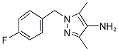1-(4-fluorobenzyl)-3,5-dimethyl-1H-pyrazol-4-amine(SALTDATA: 1.25HCl 0.5H2O) CAS#: 514800-78-3