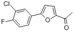1-[5-(3-CHLORO-4-FLUOROPHENYL)-2-FURYL]ETHAN-1-ONE CAS#: 671192-09-9