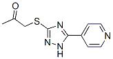 1-[[5-(4-Pyridinyl)-1H-1,2,4-triazol-3-yl]thio]-2-propanone CAS#: 67465-03-6