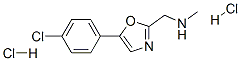 1-[5-(4-chlorophenyl)-1,3-oxazol-2-yl]-N-methyl-methanamine dihydrochl oride CAS#: 64639-81-2