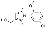 1-(5-CHLORO-2-METHOXYPHENYL)-2,5-DIMETHYL-1H-PYRROLE-3-METHANOL CAS#: 677760-07-5
