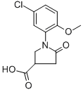 1-(5-CHLORO-2-METHOXYPHENYL)-5-OXO-3-PYRROLIDINECARBOXYLIC ACID CAS#: 63675-21-8