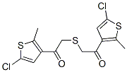 1-(5-CHLORO-2-METHYL-THIOPHEN-3-YL)-2-[2-(5-CHLORO-2-METHYL-THIOPHEN-3-YL)-2-OXO-ETHYLSULFANYL]-ETHANONE CAS#: 566143-74-6