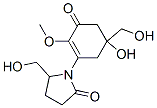 1-[5-Hydroxy-5-(hydroxymethyl)-2-methoxy-3-oxo-1-cyclohexen-1-yl]-5-(hydroxymethyl)pyrrolidin-2-one CAS#: 63720-26-3