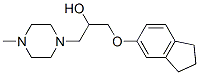 1-(5-Indanyloxy)-3-(4-methyl-1-piperazinyl)-2-propanol CAS#: 67465-89-8