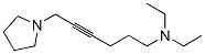 1-[6-(Diethylamino)-2-hexynyl]pyrrolidine CAS#: 6628-90-6