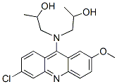 1-[(6-chloro-2-methoxy-acridin-9-yl)-(2-hydroxypropyl)amino]propan-2-o l CAS#: 7469-92-3