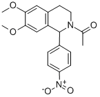 1-[6,7-DIMETHOXY-1-(4-NITRO-PHENYL)-3,4-DIHYDRO-1H-ISOQUINOLIN-2-YL]-ETHANONE CAS#: 66040-42-4