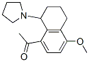 1-(8-Acetyl-5-methoxy-1,2,3,4-tetrahydronaphthalen-1-yl)pyrrolidine CAS#: 63886-60-2