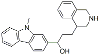 1-(9-methylcarbazol-2-yl)-3-(1,2,3,4-tetrahydroisoquinolin-4-yl)propan-1-ol CAS#: 7470-71-5