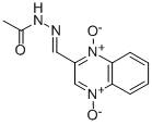1-ACETYL-2-(2-QUINOXALINYLMETHYLENE)HYDRAZINE1,4-DIOXIDE CAS#: 6795-27-3