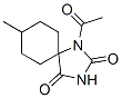 1-Acetyl-8-methyl-1,3-diazaspiro[4.5]decane-2,4-dione CAS#: 718-70-7