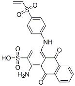 1-Amino-4-[[4-(ethenylsulfonyl)phenyl]amino]-9,10-dihydro-9,10-dioxo-2-anthracenesulfonic acid CAS#: 62669-67-4