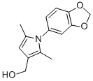 (1-BENZO[1,3]DIOXOL-5-YL-2,5-DIMETHYL-1H-PYRROL-3-YL)-METHANOL CAS#: 675190-28-0