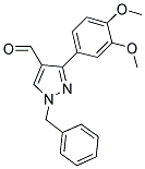 1-BENZYL-3-(3,4-DIMETHOXYPHENYL)-1H-PYRAZOLE-4-CARBALDEHYDE CAS#: 588674-24-2