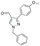 1-BENZYL-3-(4-METHOXYPHENYL)-1H-PYRAZOLE-4-CARBALDEHYDE CAS#: 588674-26-4