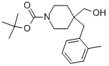 1-BOC-4-[(2-METHYLPHENYL)METHYL]-4-(HYDROXYMETHYL)-PIPERIDINE CAS#: 177990-54-4