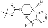 1-BOC-4-CYANO-4-(2-TRIFLUOROMETHYLPHENYL)-PIPERIDINE CAS#: 634465-94-4