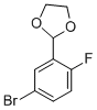 1-BROMO-3-(1,3-DIOXOLAN-2-YL)-4-FLUOROBENZENE CAS#: 679840-30-3