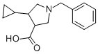 1-Benzyl-4-cyclopropyl-3-pyrrolidinecarboxylic acid CAS#: 186203-60-1