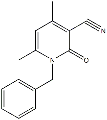 1-Benzyl-4,6-dimethyl-2-oxo-1,2-dihydropyridine-3-carbonitrile CAS#: 64488-19-3