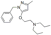 1-Benzyl-5-[2-(dipropylamino)ethoxy]-3-methyl-1H-pyrazole CAS#: 7436-92-2
