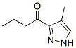 1-Butanone,  1-(4-methyl-1H-pyrazol-3-yl)- CAS#: 68809-56-3