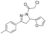 1-(CHLOROACETYL)-5-(2-FURYL)-3-(4-METHYLPHENYL)-4,5-DIHYDRO-1H-PYRAZOLE CAS#: 625109-32-2