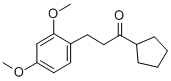 1-CYCLOPENTYL-3-(2,4-DIMETHOXYPHENYL)PROPAN-1-ONE CAS#: 625445-85-4